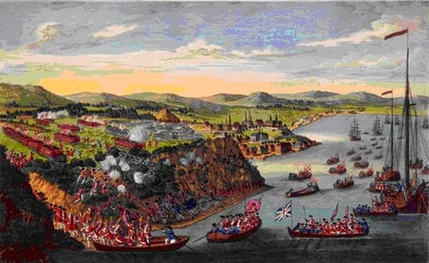 <p>British victory in Montreal 1759-60. The last time the French flag flew in Canada.</p>