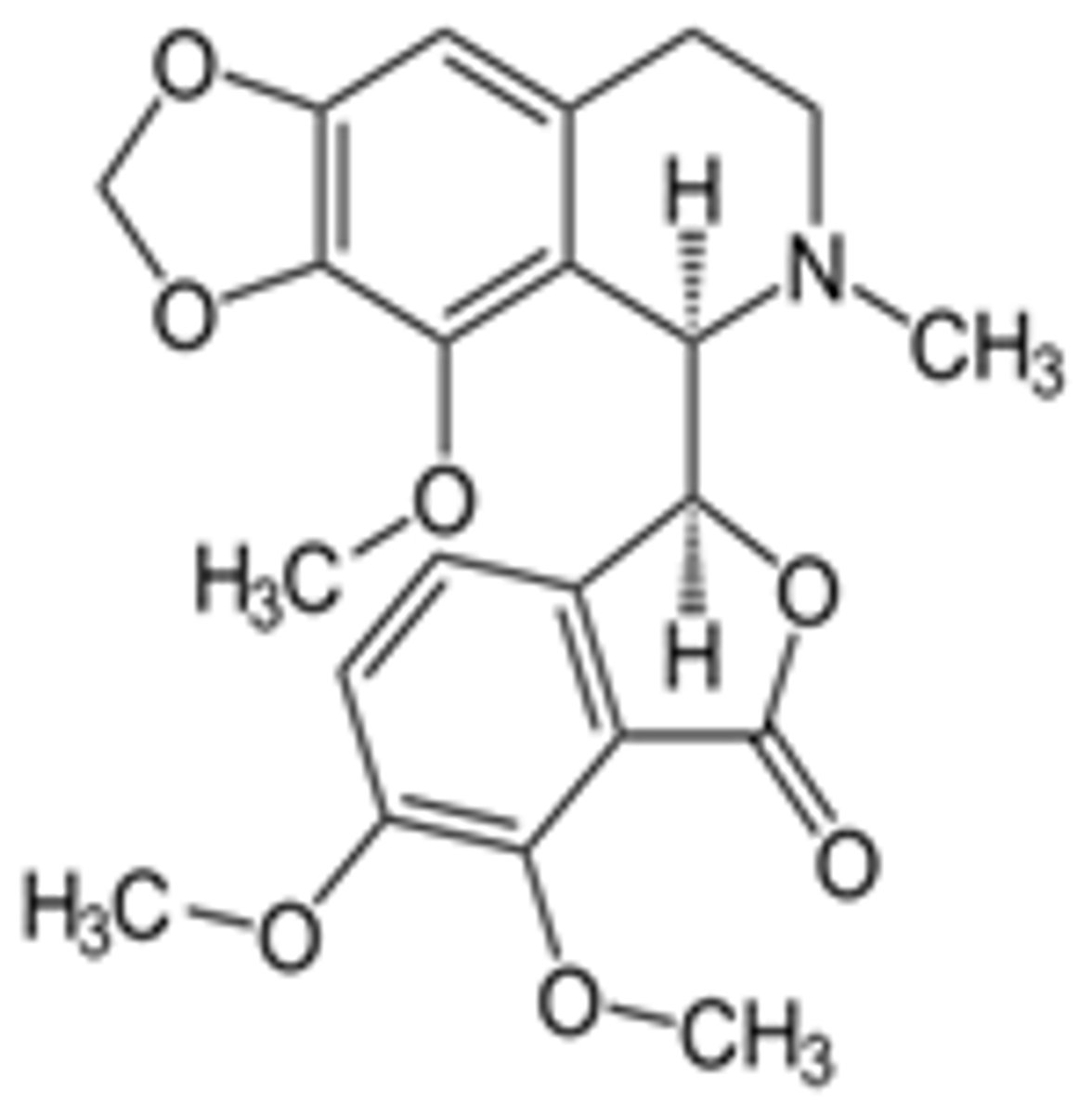 <p>non-narcotic opium alkaloid</p><p>antitussive, narcotic/nicotine</p>