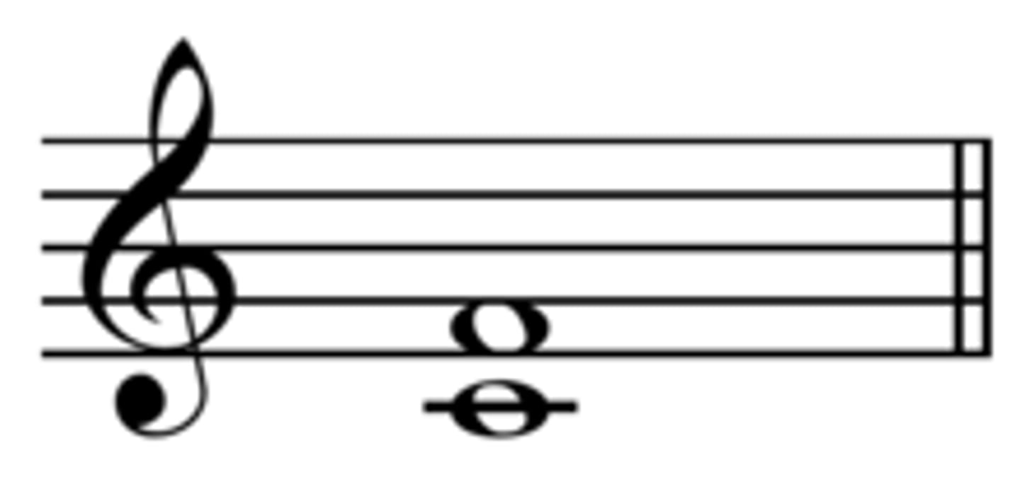 <p>Distance between note 1 and note 4 of a scale</p>