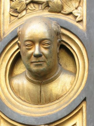 <p><span style="background-color: transparent;"><span>Ghiberti self-portrait on the gates of paradise</span></span></p>