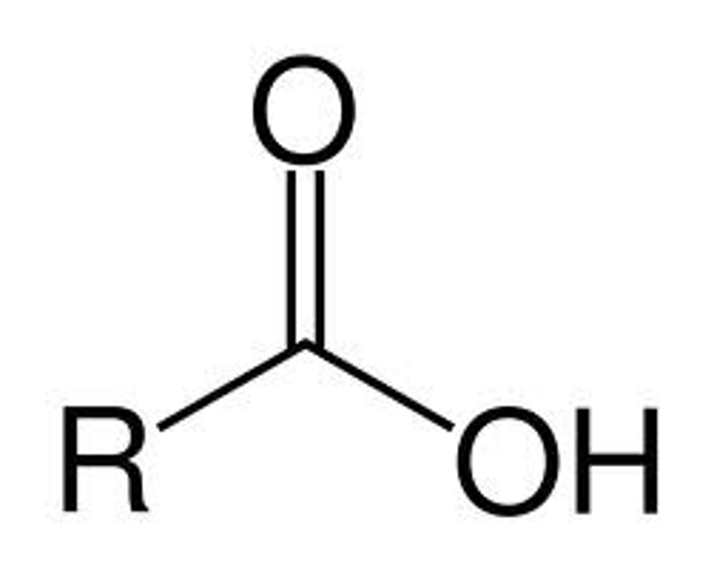 <p>Carbonyl connected to OH &amp; C</p>