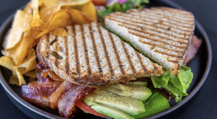 <ol start="5"><li><p>Sandwiches (Served with House Chips and Organic Mixed Greens):PublicUs BATL BORN Sandwich $14</p></li></ol><p></p>