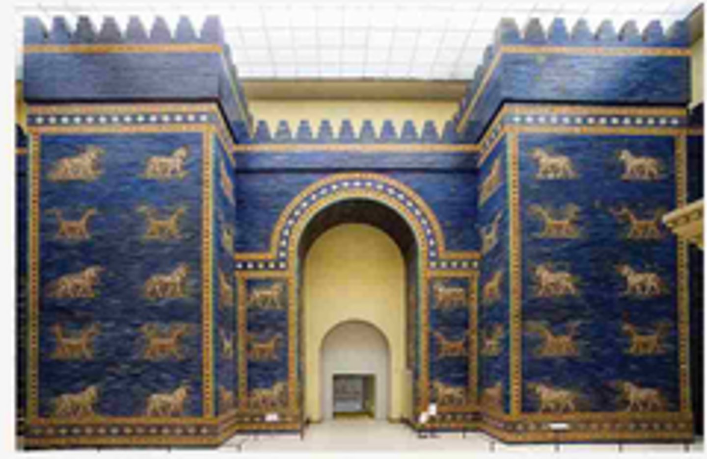 <p>The entrance gate into Babylon. It was built by Nebuchadnezzar.</p>