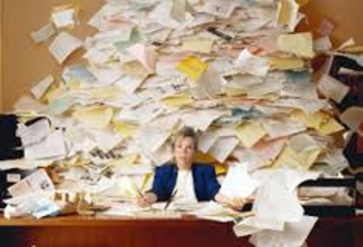 <p>to receive so much of something that you cannot deal with it</p>