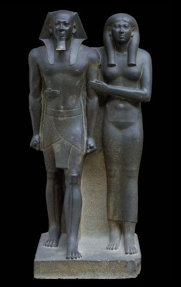 <p><strong>Menkaure and his Wife</strong> (The Old Kingdom)</p>