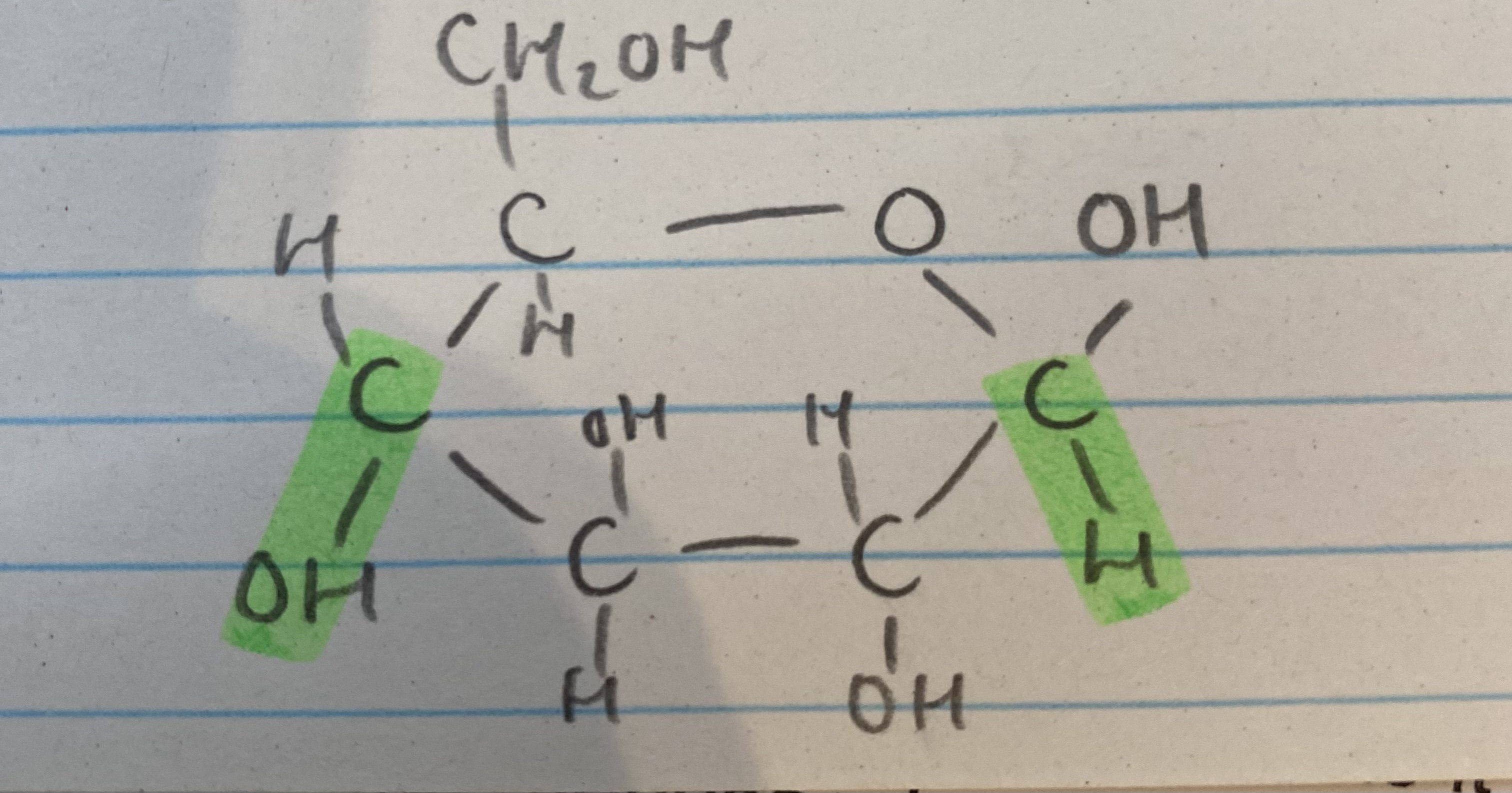 <p>What isomer of glucose is this?</p>