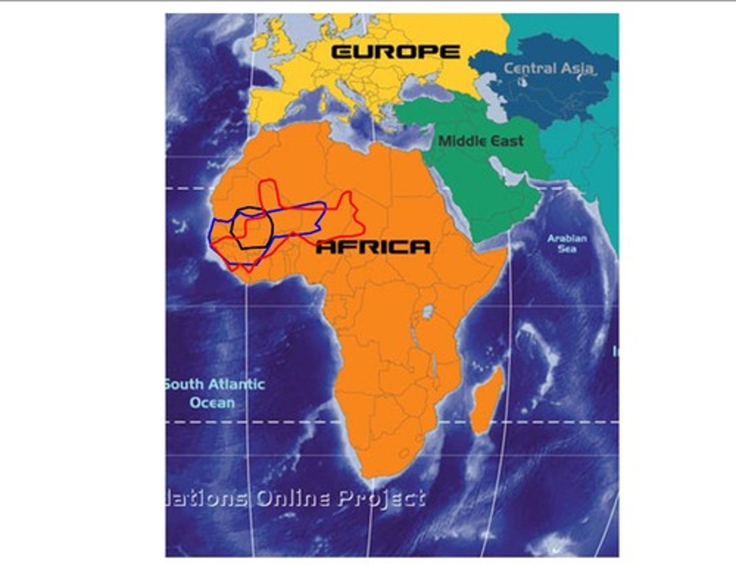 <p>• West African kingdoms that built wealth and power through trans-Saharan trade of salt and gold</p>