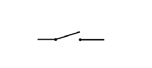 <p>The circuit is switched OFF</p><p>Open (break) the circuit without disconnecting the wires</p>