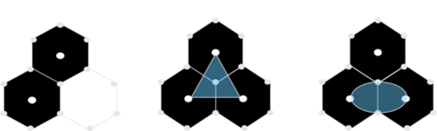 <p>1. Lobule (classic, 6 sides)</p><p>2. Liver acinus (last picture).</p>