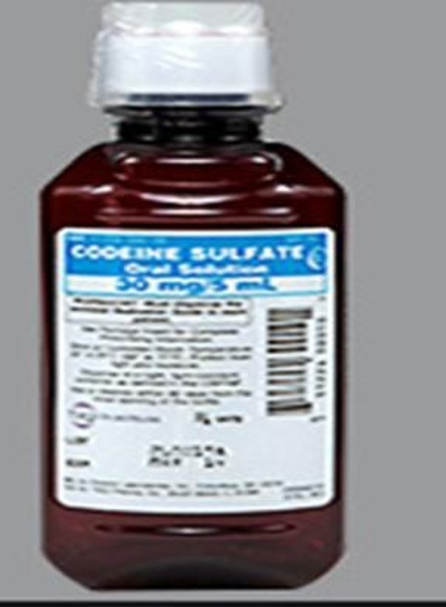 <p>Natural opiate alkaloid used for pain relief.</p>