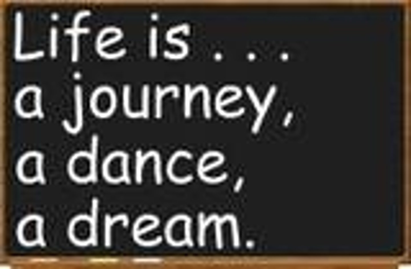 <p>Example sentence:</p><p>The road was a ribbon of moonlight!</p>