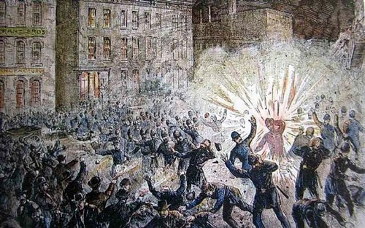 <p>Because there was not enough land for all the people moving to cities, so they built tall skyscrapers.</p>