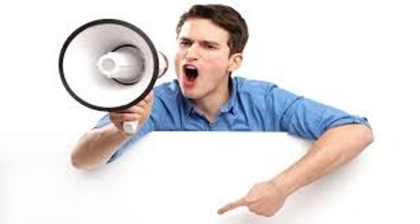 <p>Attention!/Watch out!</p>