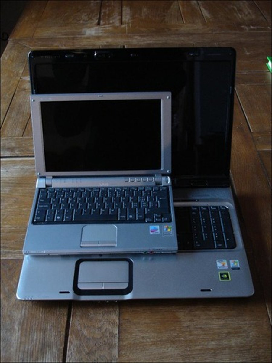 <p>the laptop / portable computer</p>