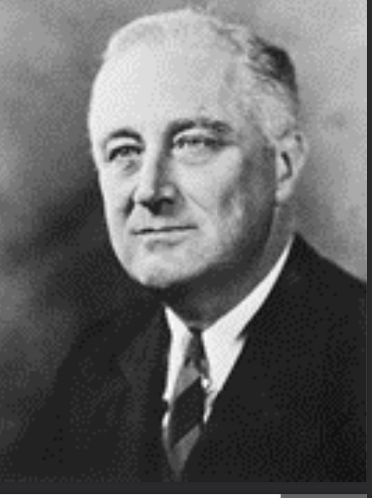 <p>Franklin Delano Roosevelt (FDR)</p>