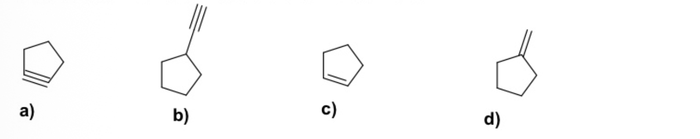 <p>What molecule is most unstable and cannot be made?</p>