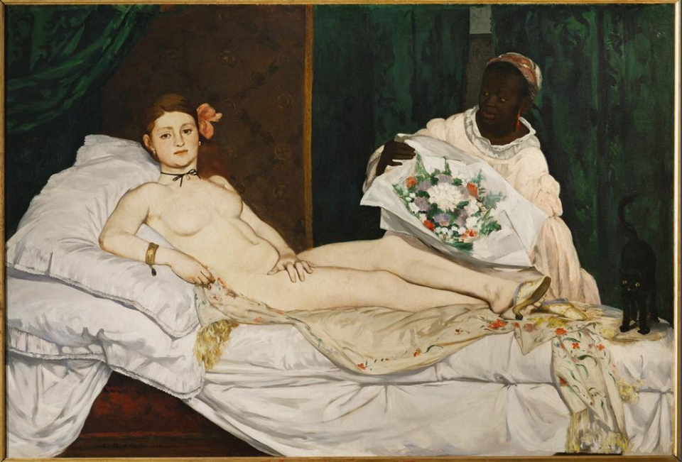<p>Manet, Olympia, 1863</p>
