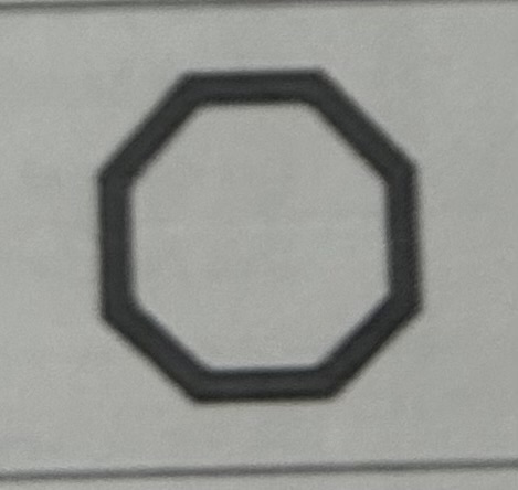 <p>Octagon (eight sides)</p>