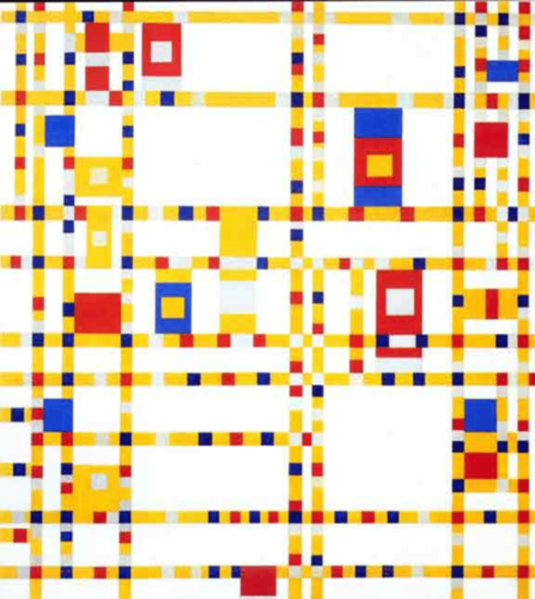 <p>Piet Mondrian, 1942-1943, oil o/canvas</p>