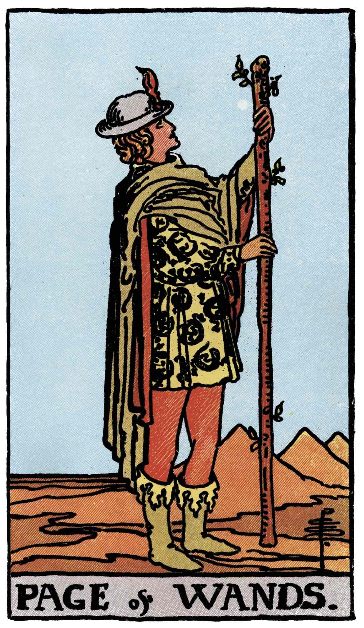 <p>Page of Wands</p>