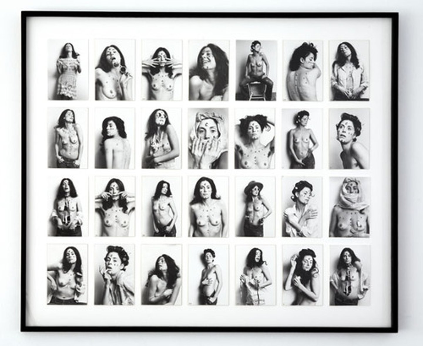 <p>Kusama's series featuring vulva-like shapes in different ways, making a feminist statement about sexuality.</p>
