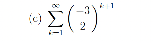 <p><em>Determine whether the series converges, and if so find its sum</em></p>
