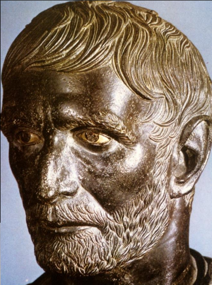 <p>early example of Verism</p><p>Transition from Etruscan to Roman</p>