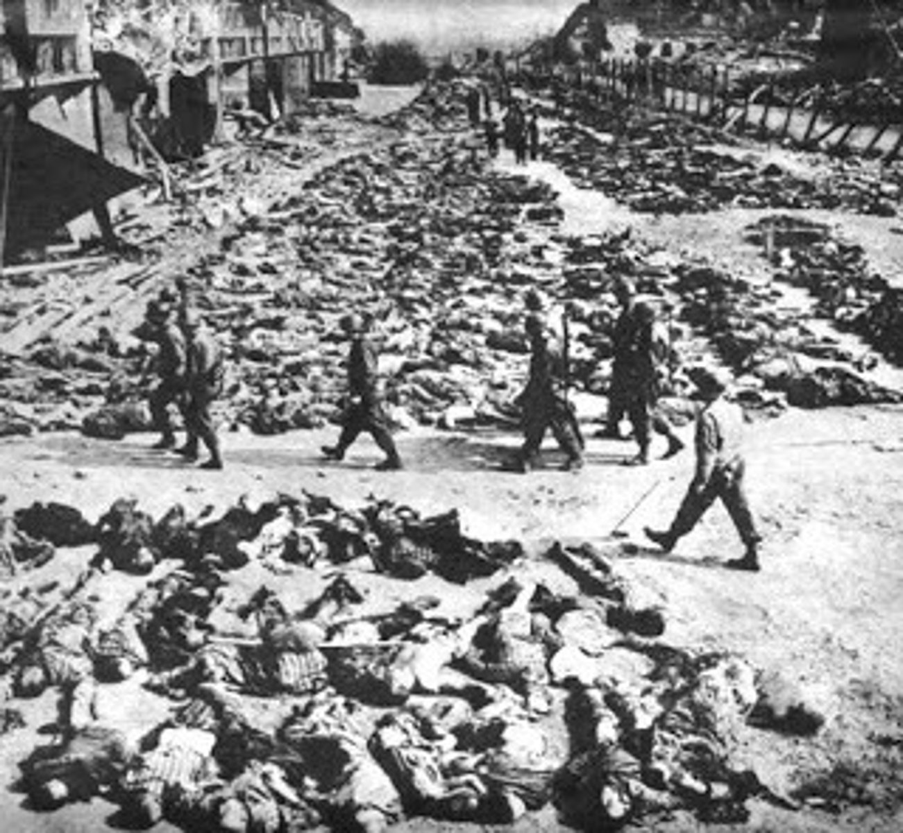<p>A genocide in which Adolf Hitler's Nazi Germany and its collaborators killed about six million Jews and members from other fringe social groups during World War II.</p>