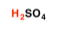 <p>Sulfuric acid</p>