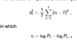 <ul><li><p>alternative way to examine the EMH </p></li><li><p>we are comparing the variance ratio on returns over different time horizons </p></li></ul><p></p>