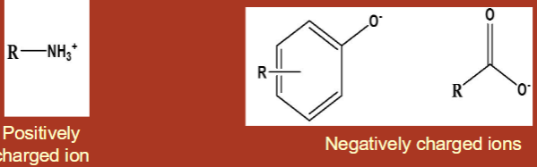 <ul><li><p>they are either ionic or very polar</p><ul><li><p>positively charged ion or negatively charged ion</p></li></ul></li><li><p>water is polar</p></li></ul><p></p>