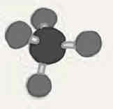 <p>Molecular geometry: Methane (CH4)</p>