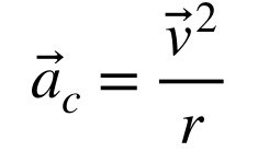 <p>acceleration radially towards the center of the circle </p><ul><li><p>tangential velocity squared divided by radius </p></li><li><p>an increase means the direction of velocity is changing more rapidly </p></li></ul><p></p>