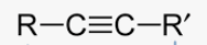 <p>R-C=-C-R’</p>