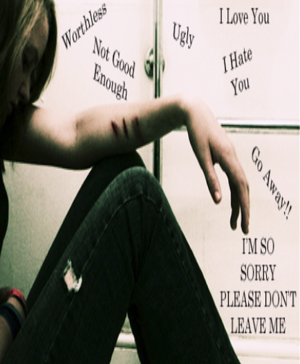 <p>-Extreme fluctuations in mood or behavior and makes relationships difficult to maintain.</p><p>-Promiscuity, black and white thinking (One extreme or the other), and self-harm.</p><p>-Cognitive Behavioral Treatment (CBT) Treatment: This teaches patients to take control of their lives, emotions, and themselves.</p>