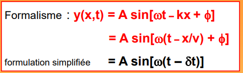 <p>v est homogène à une longueur divisée par un temps (unité SI m/s) </p>