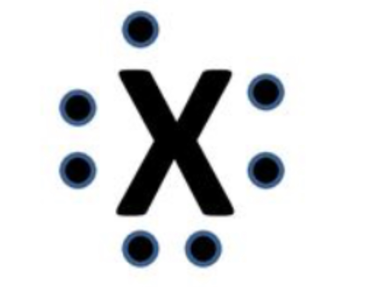 <p>The following Lewis symbol would be a characteristic of which group?</p>