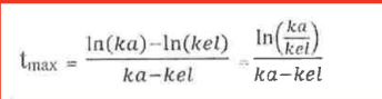 <p>b. independent of dose</p><p>c. dependent on k<sub>a</sub>&nbsp;and k<sub>el</sub></p><p></p>