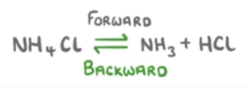 <p>When the products of the reactants can react to produce the original reactants<br><em>(Forward reaction and backward reaction)</em></p>