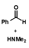 <p>secondary amine + carbonyl reaction </p>
