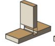 Stronger joint - larger surface are for adhesives

Physical advantage - wood supported on 3 sides