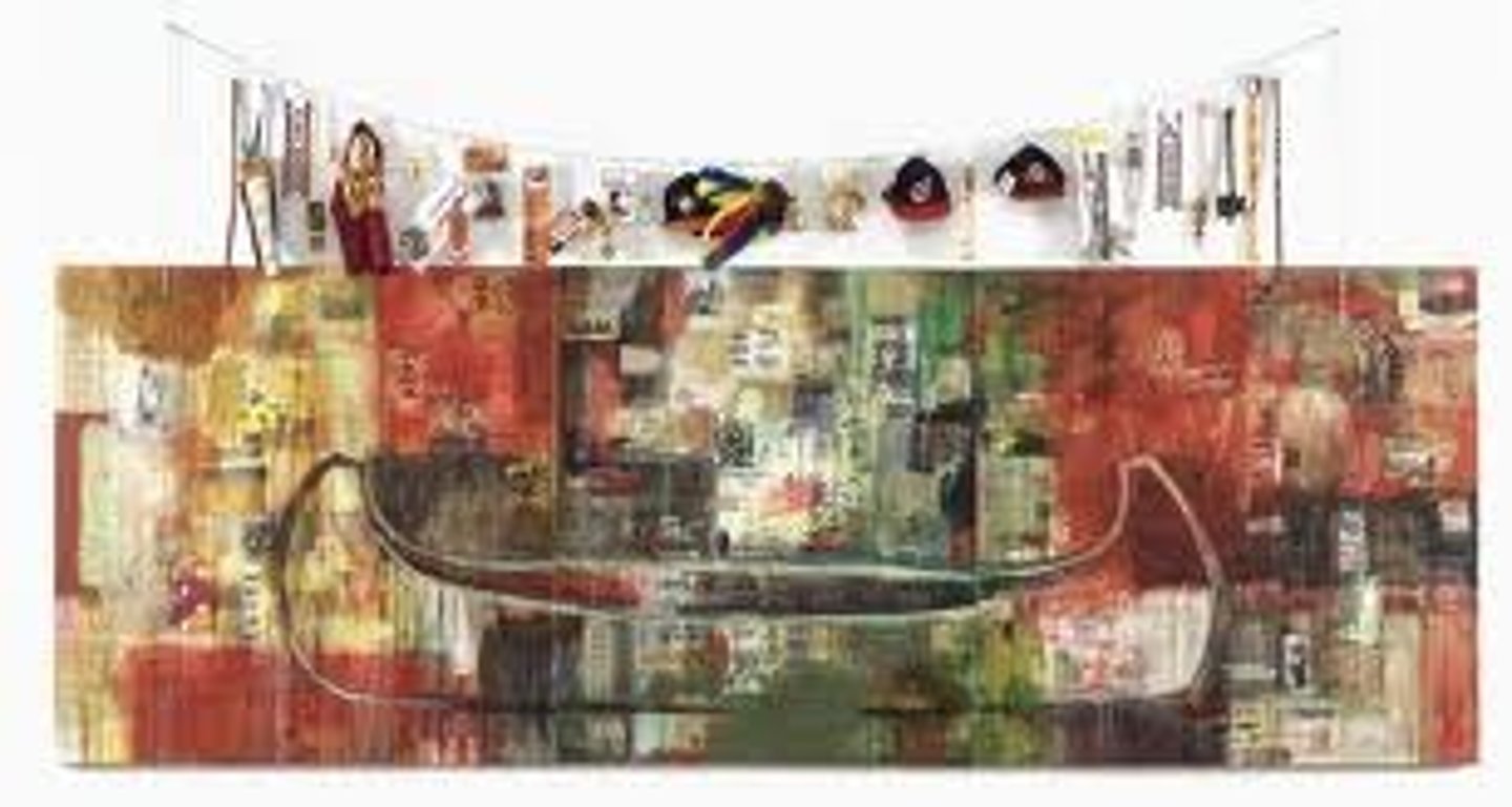 <p>Jaune Quick-to-See Smith</p><p>USA</p><p>oil and mixed media</p><p>political undertones/activism/cultural awareness</p>