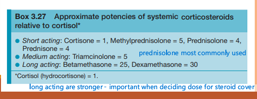 <p>Prednisolone the most widely used </p>