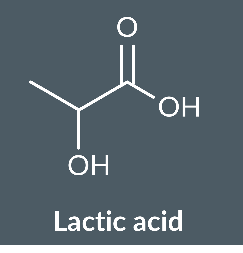 <p>Lactate vs Lactic Acid</p><p>At A-level, we’ve now seen that the final product in anaerobic respiration in animals is <strong>lactate</strong>.</p><p>However, at GCSE, you may have seen this equation for anaerobic respiration in animals:</p><p> glucose <strong>→ lactic acid<br></strong>So, why are different products given?</p><p>Lactate and lactic acid have very similar chemical structures. The only difference between them is that lactic acid has an extra hydrogen atom bonded to an oxygen atom.</p>