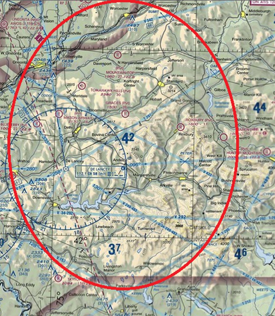<p>The bottom edge of the circled quadrangle marks 42 degrees North ____</p><p>-latitude</p><p>-longitude</p>