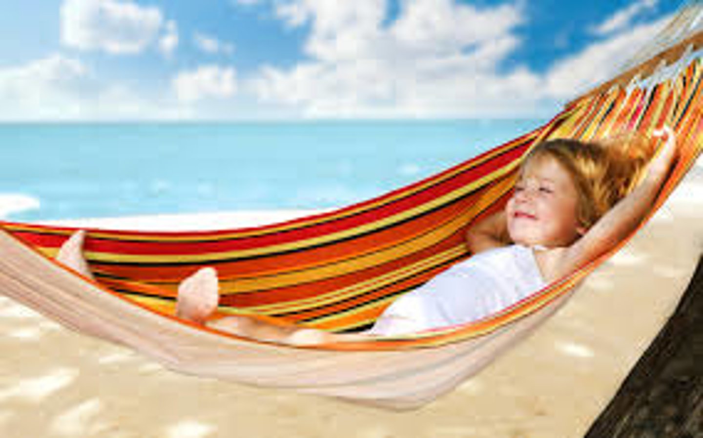 <p>feeling relaxed and at ease<br><br>This bed is comfortable, I slept well last night.</p>
