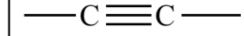 <p>Alkynes are hydrocarbons with at least one triple carbon bond.They are also unsaturated compounds. </p>