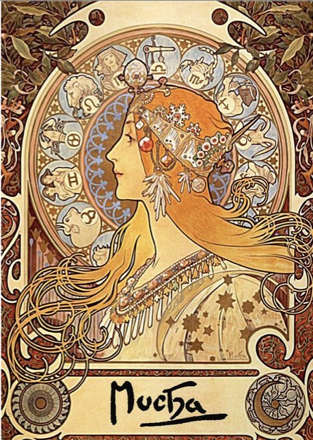 <p>«Календарь «Зодиака»» из цикла «Женщины Мюша»</p><p>Альфонс Муха</p><p>1896-1911гг</p>