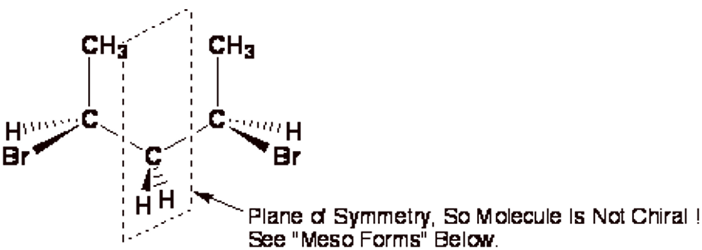 <p>False. A molecule with chirality centers could still have a plane of symmetry, which would make the molecule achiral.</p>