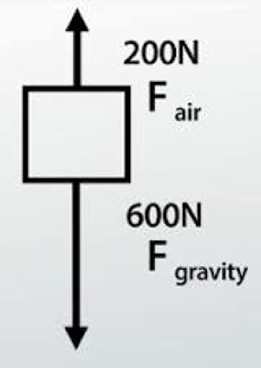 <p>Forces that cause a change in the motion (speed and/or direction) of an object</p>